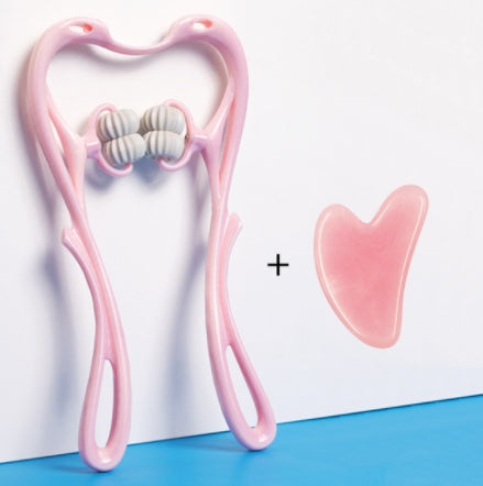 Appareil de massage manuel pour le cou à six roues, multifonction, soulage les tensions