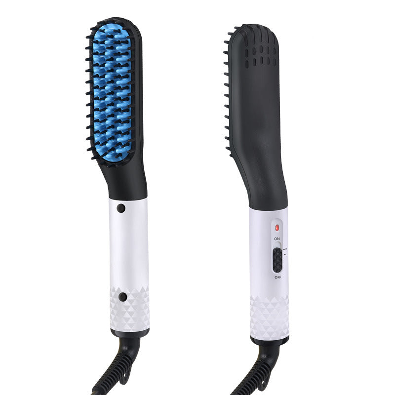 Lisseur Multifonction pour Cheveux – Brosse Peigne Lissante pour Homme, Lisseur de Barbe