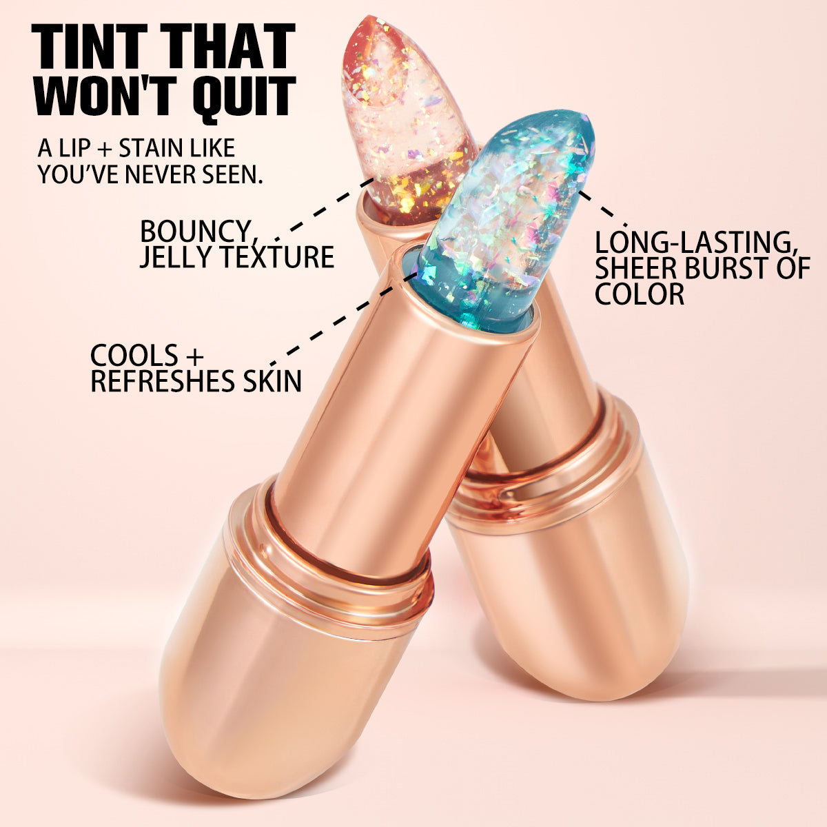 PHOFAY Rouge à lèvres gelée hydratant et réchauffant