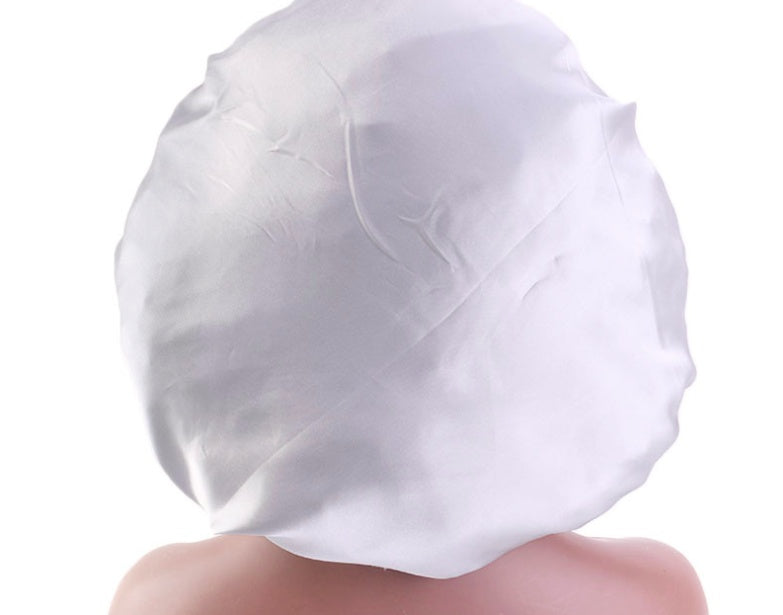 Bonnet de nuit en satin imprimé pour le sommeil
