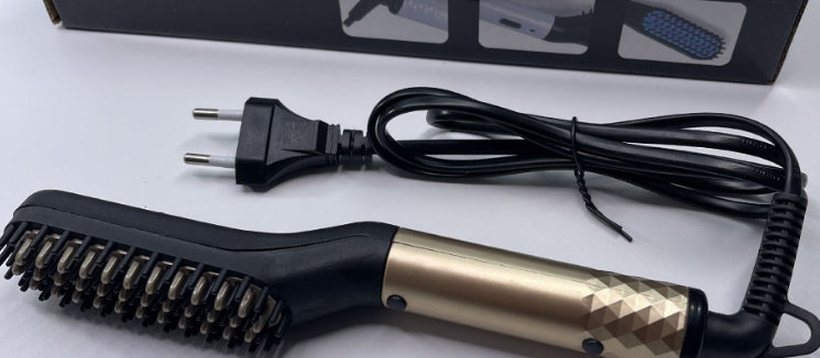 Lisseur Multifonction pour Cheveux – Brosse Peigne Lissante pour Homme, Lisseur de Barbe