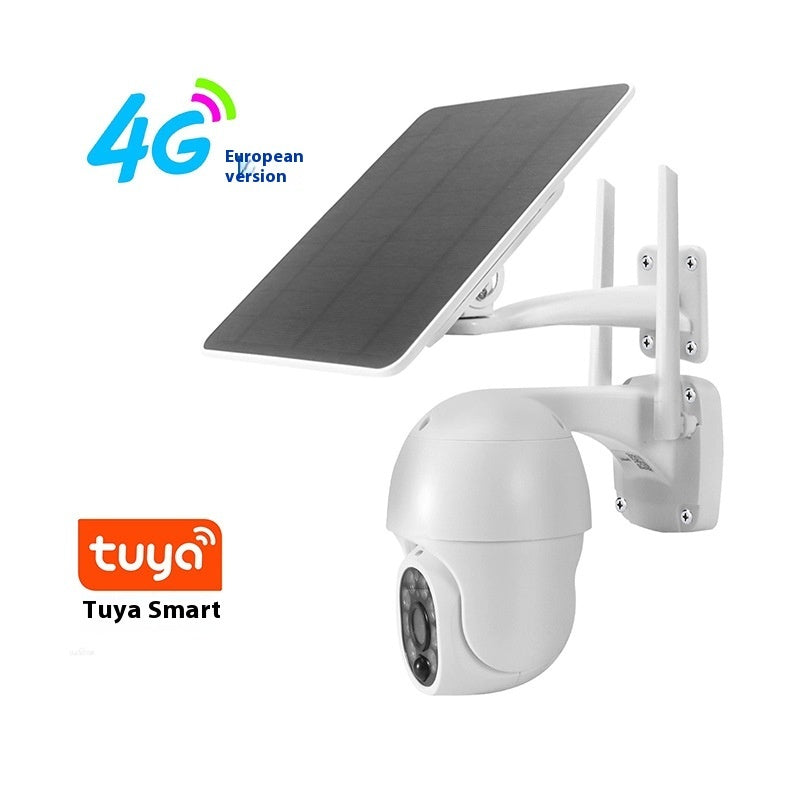 Caméra de surveillance solaire graffiti, extérieure, étanche, 4G