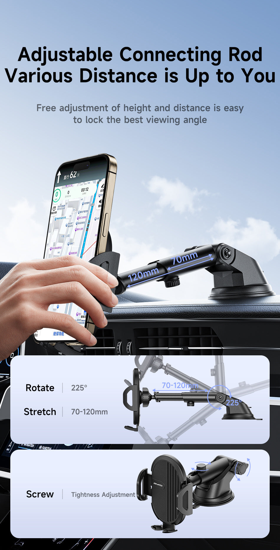 Chargeur rapide 22,5 W / 20 W (prise EU) AWEI