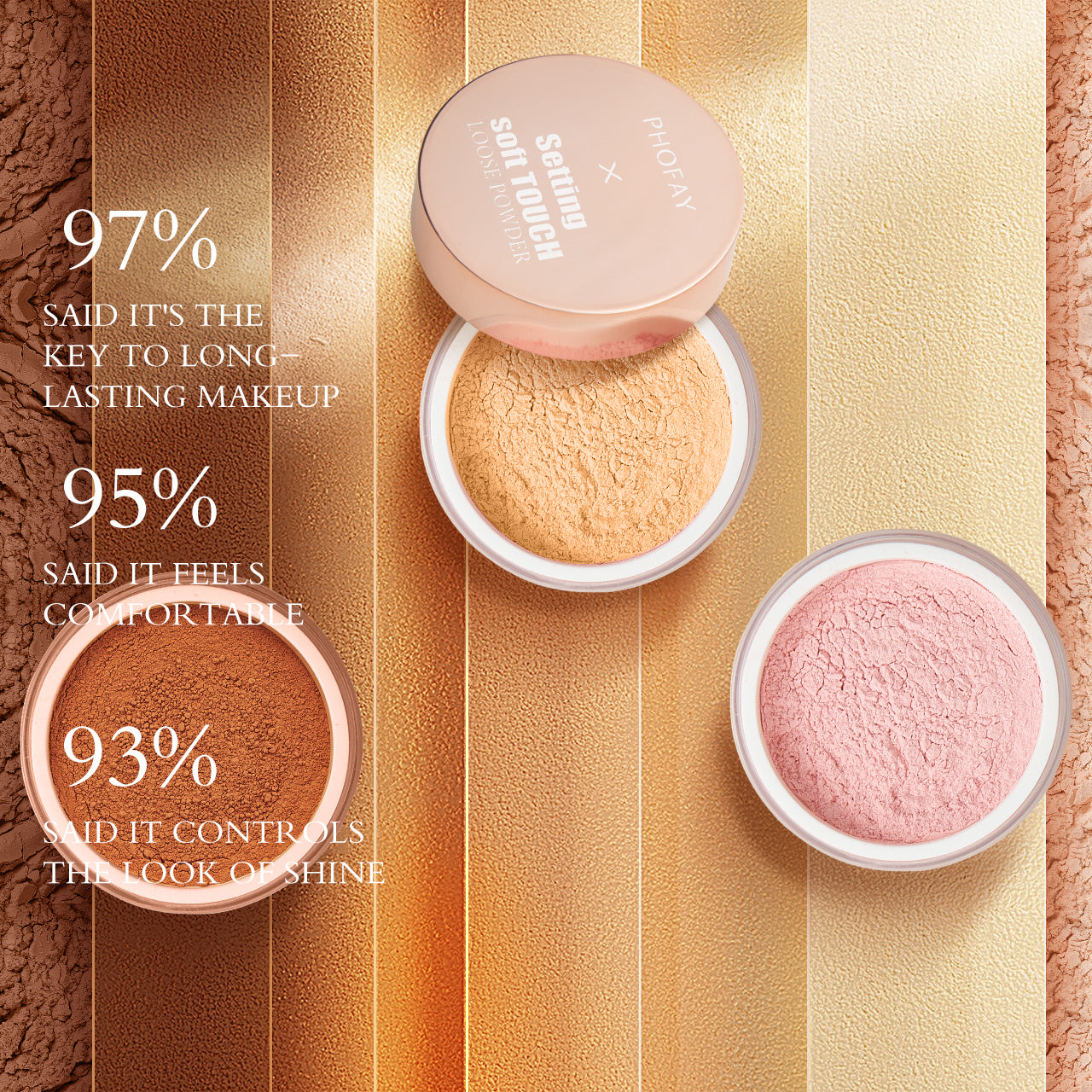 PHOFAY Poudre libre fixante finition Soft Touch