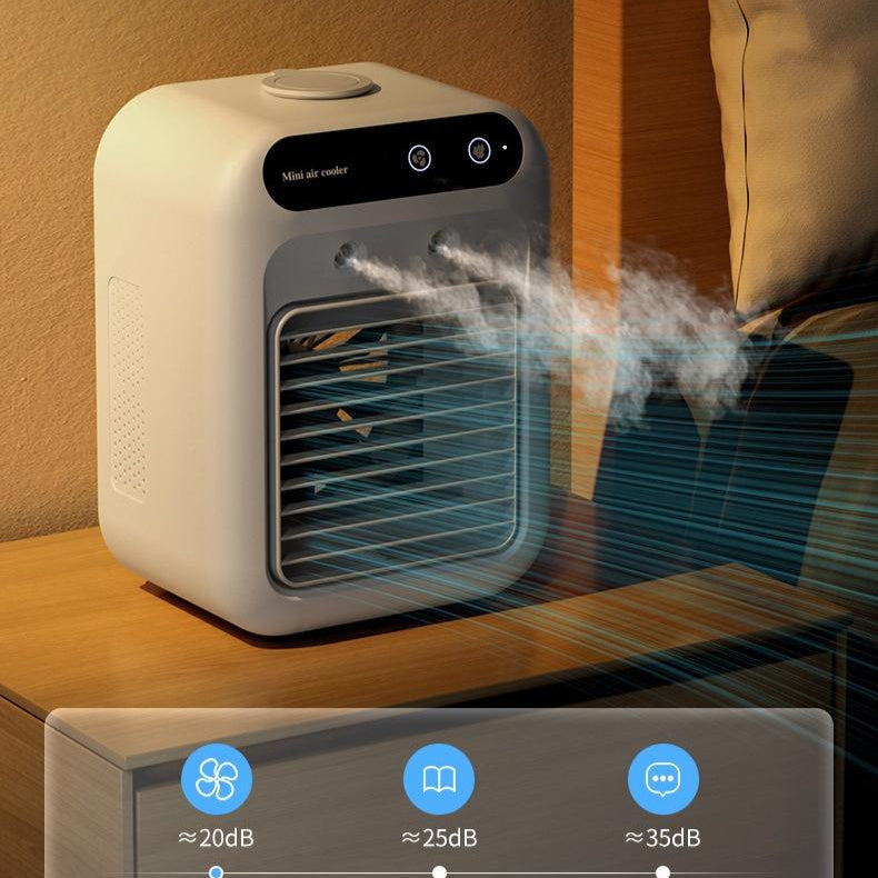 Climatiseur portable / ventilateur rafraîchissant à eau, climatisation pour pièce, bureau ou voiture
