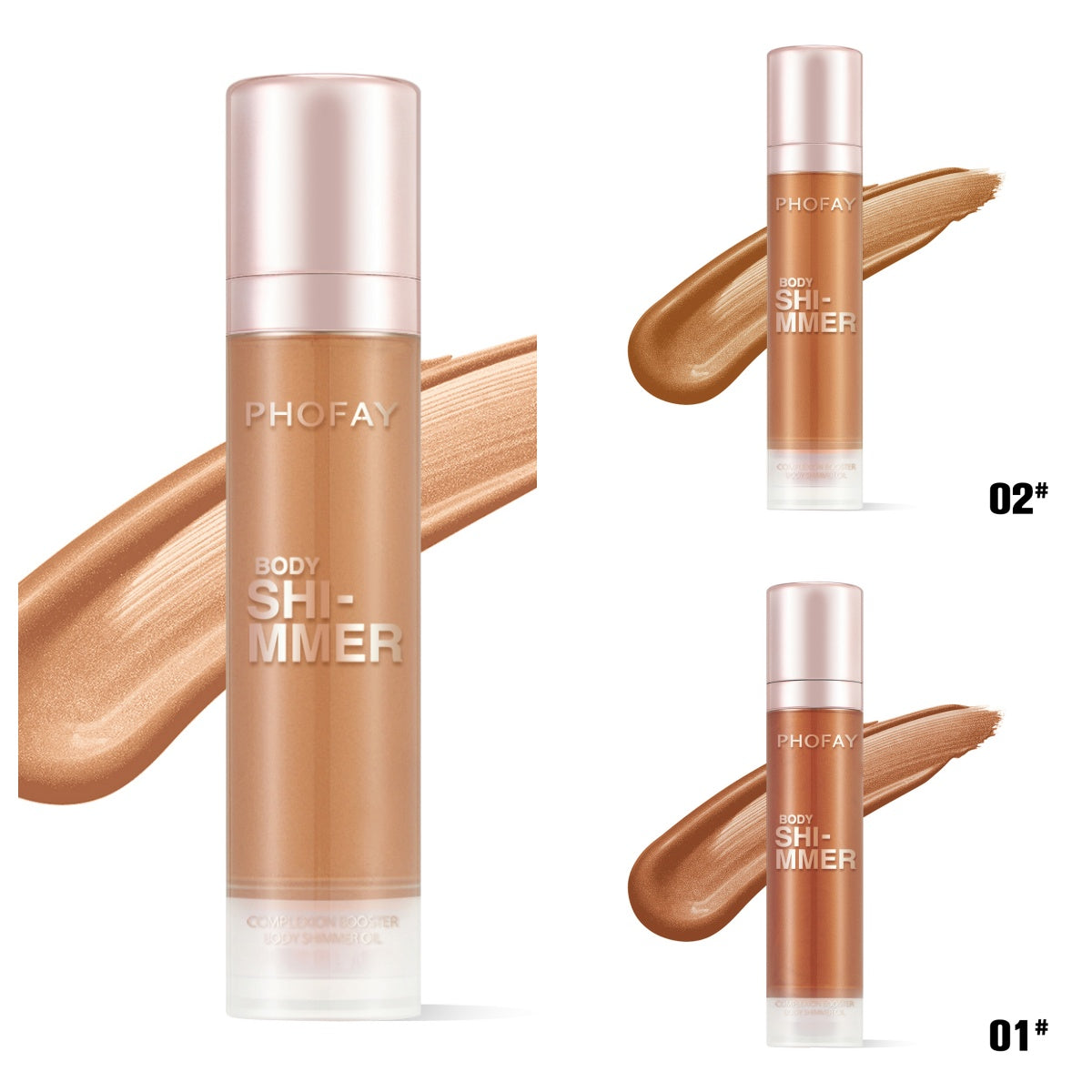 PHOFAY Huile pailletée pour le corps