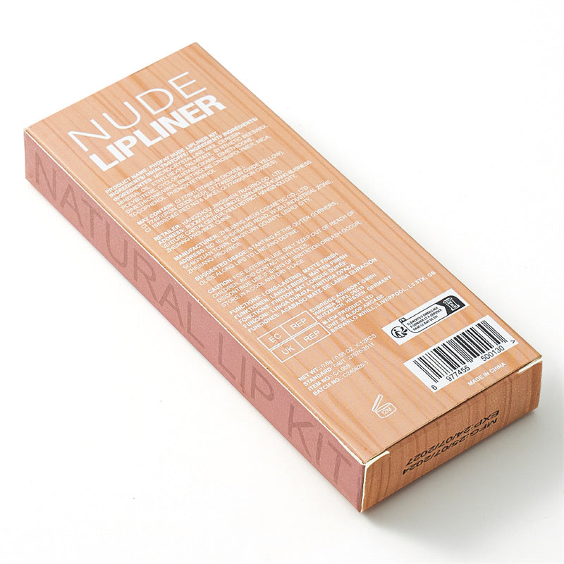 PHOFAY Kit de crayons à lèvres nude