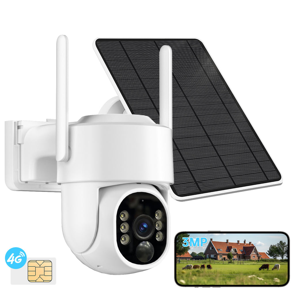 Caméra IP Mini Speed Dome PTZ 4G 4MP – Caméra de surveillance CCTV 360°, suivi automatique des mouvements, caméra IP PTZ